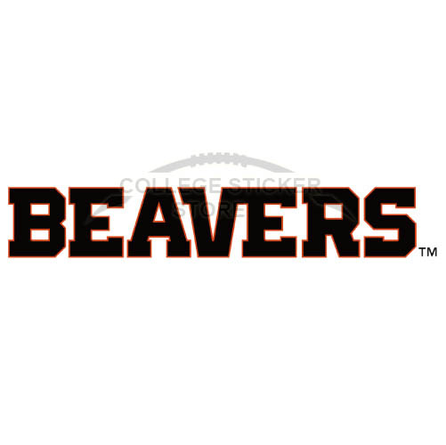 Personal Oregon State Beavers Iron-on Transfers (Wall Stickers)NO.5808